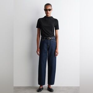 Cos Arch Tapered Jeans in Dark Blue